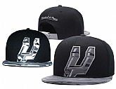 Spurs Reflective Logo Black Adjustable Hat GS,baseball caps,new era cap wholesale,wholesale hats